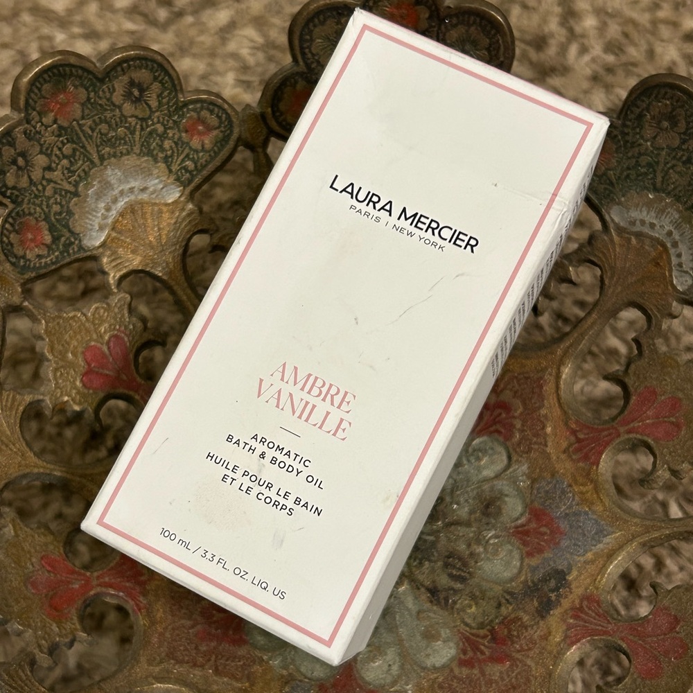 Laura Mercier Ambre Vanille Aromatic Bath & Body Oil – New in Box
